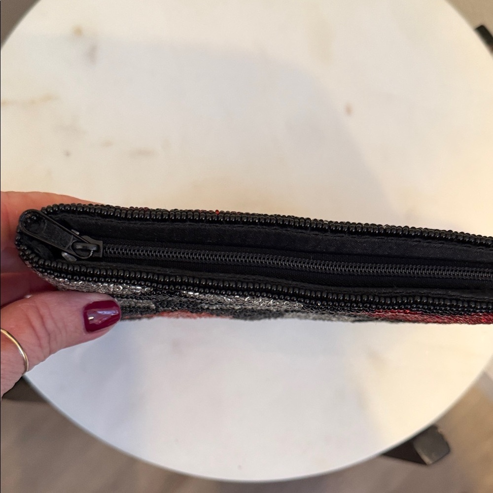 Beaded Playing Card Clutch - Picture 3 of 4